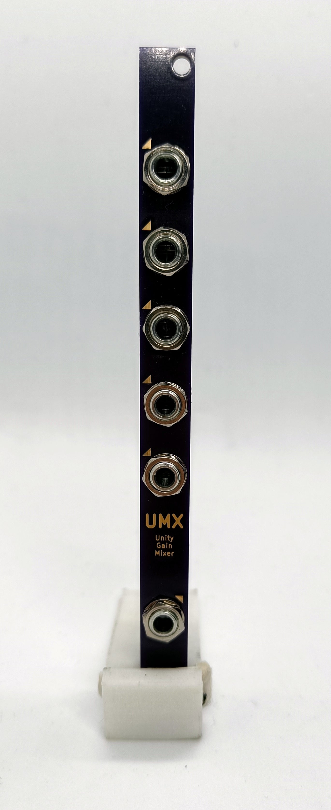 UMX: 5-channel unity-gain/summing mixer (2HP)