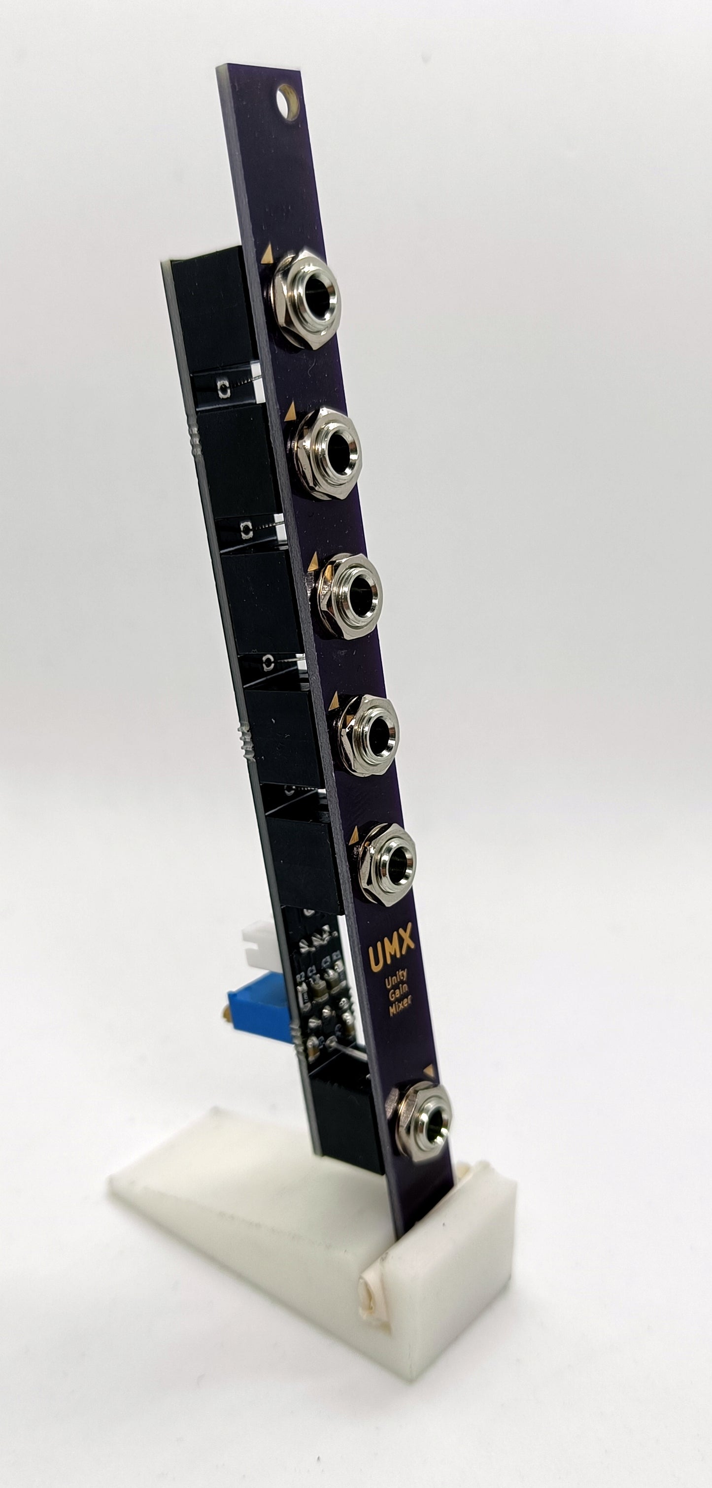 UMX: 5-channel unity-gain/summing mixer (2HP)