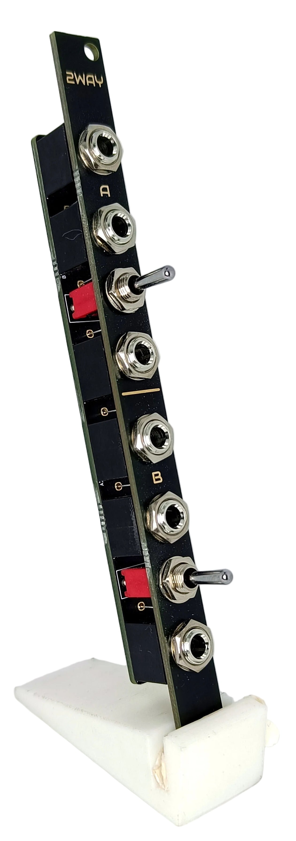 2WAY: Dual channel manual switch module for Eurorack (2HP)