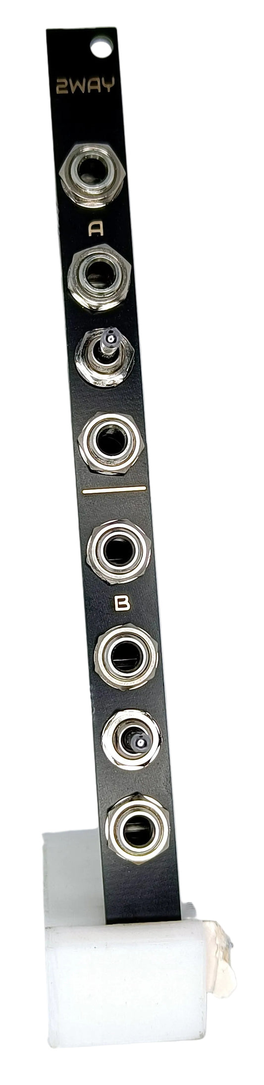 2WAY: Dual channel manual switch module for Eurorack (2HP)