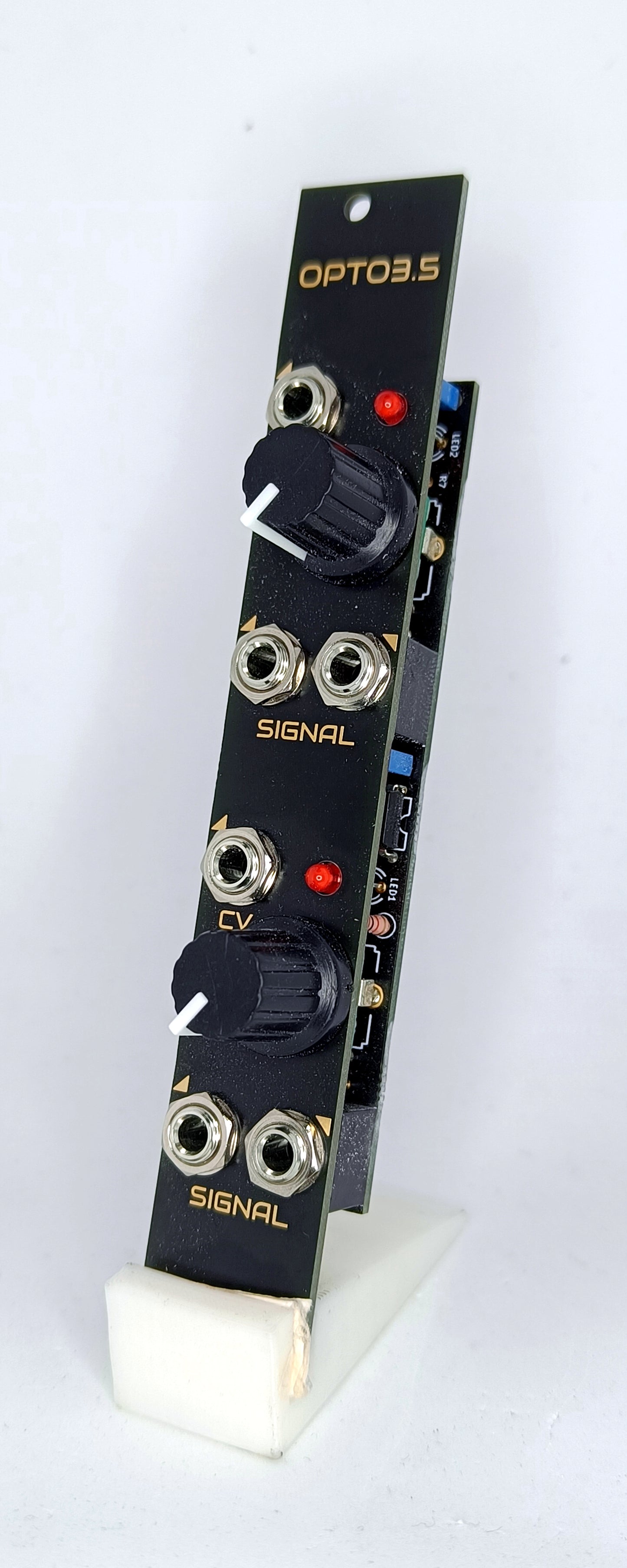 OPTOTHING: Dual-channel passive optocoupler VCA/filter/low-pass gate (4HP)