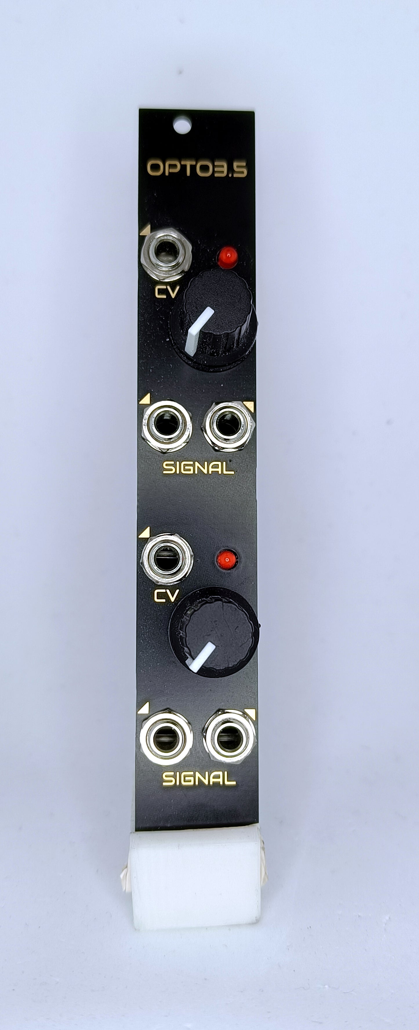OPTOTHING: Dual-channel passive optocoupler VCA/filter/low-pass gate (4HP)