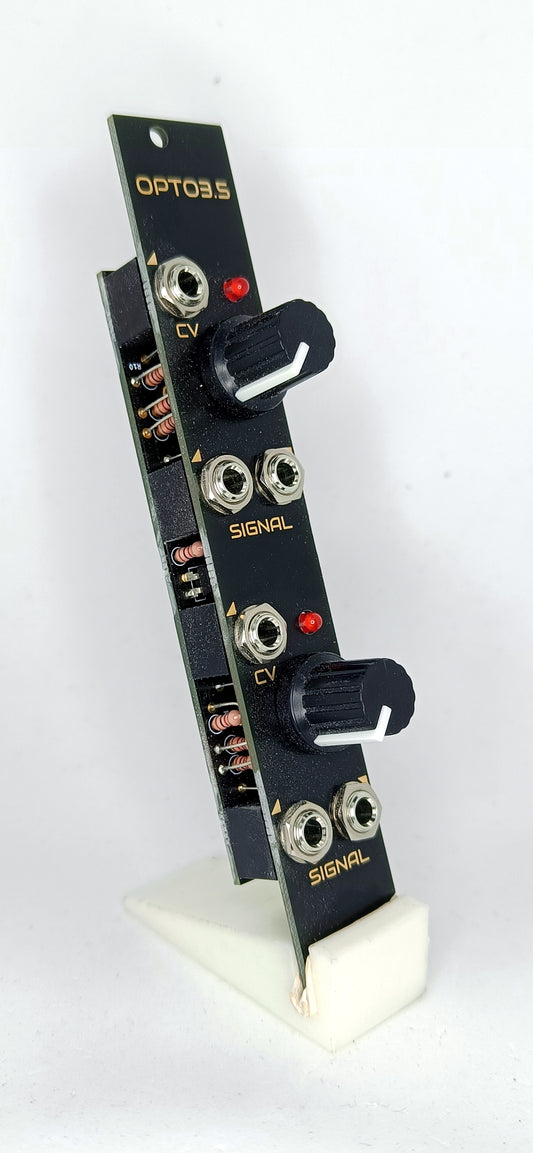 OPTOTHING: Dual-channel passive optocoupler VCA/filter/low-pass gate (4HP)