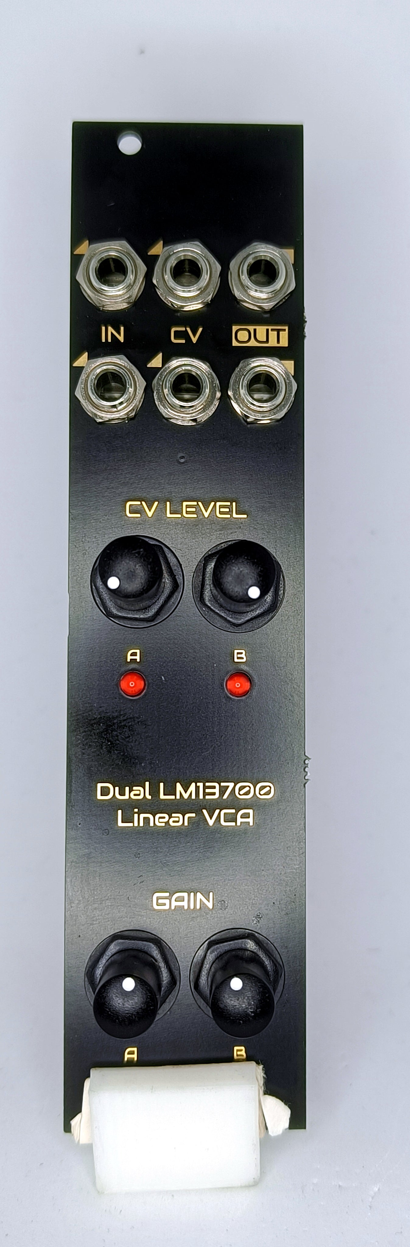 OTAVCA revision 2: Dual LM13700 linear VCA (6HP)