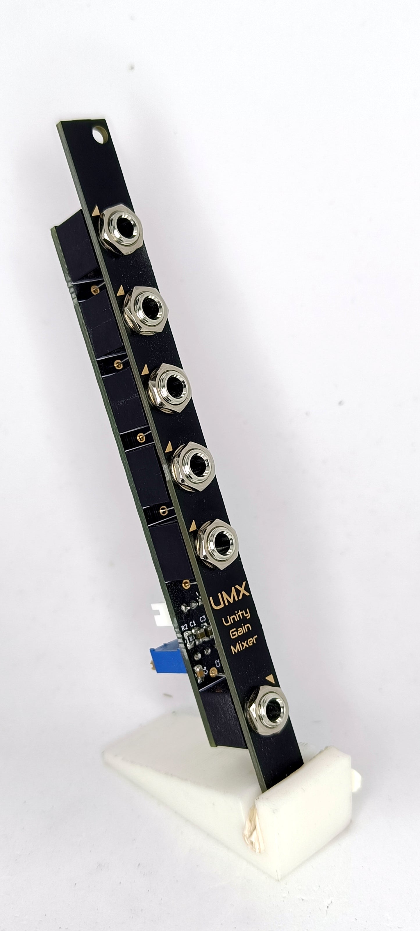 UMX: 5-channel unity-gain/summing mixer (2HP)