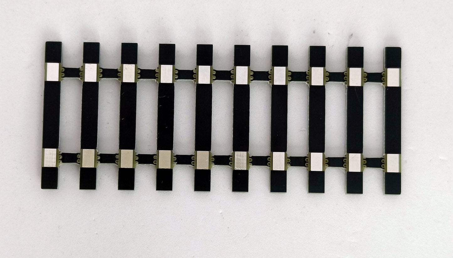 PCB model railway sleepers (for 9mm or 16.5mm track - fret of 10)