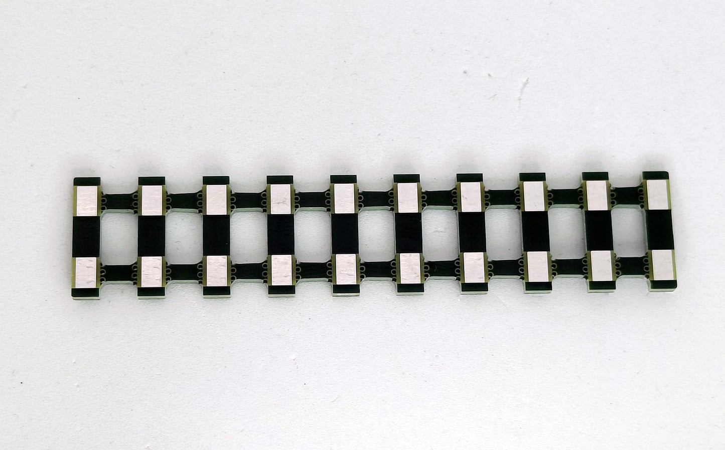 PCB model railway sleepers (for 9mm or 16.5mm track - fret of 10)