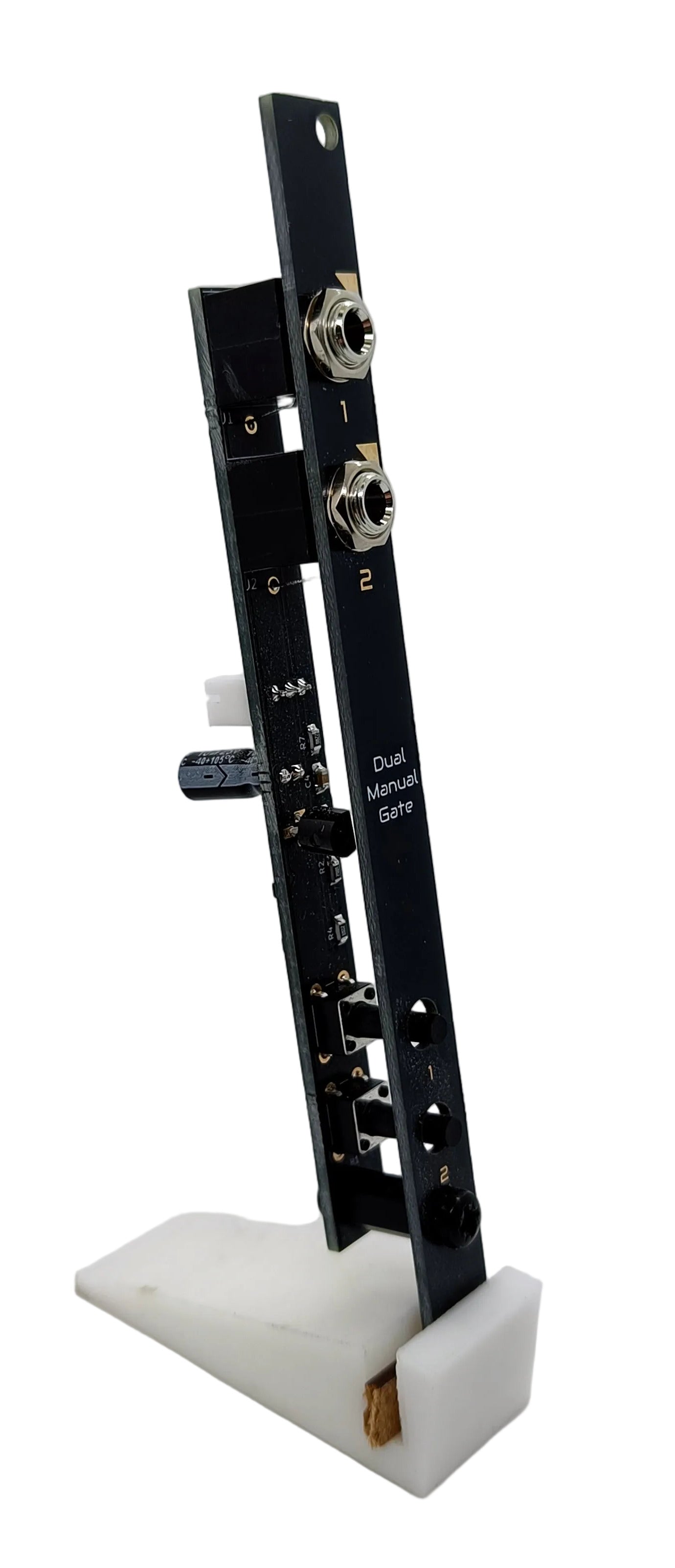 QuiteSmallGate: dual manual gate module (2HP)