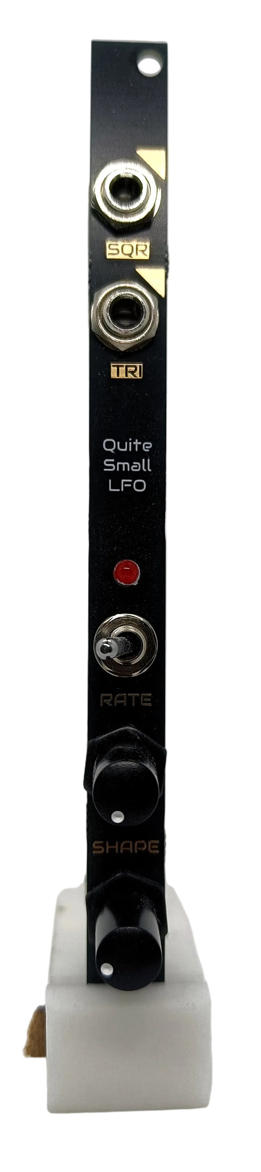 QuiteSmallLFO: Square/ramp LFO/clock module (2HP)