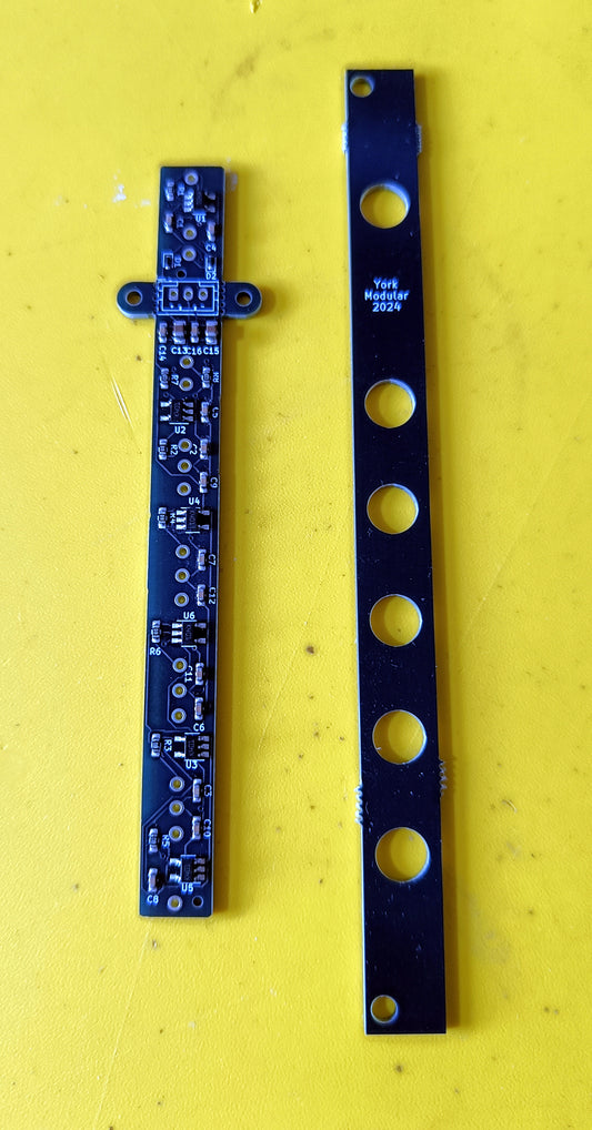 AM5: 5-way buffered multiple module (2HP - partial build)