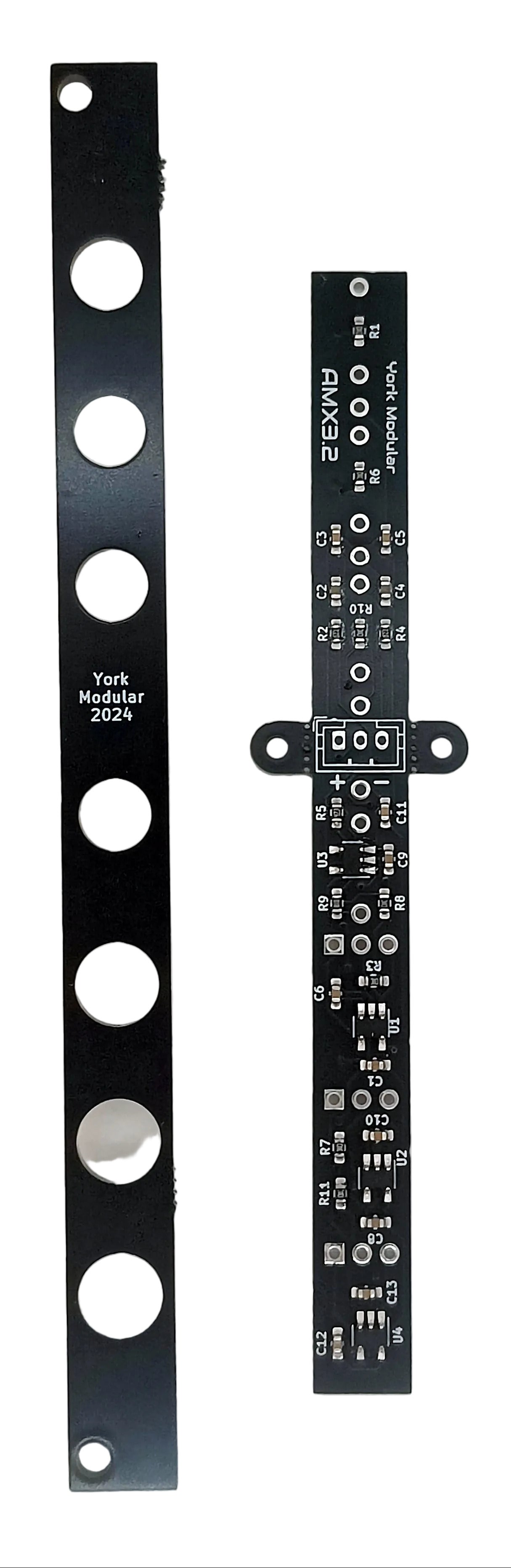 AMX3.2: 3-channel active mixer (2HP - partial build)