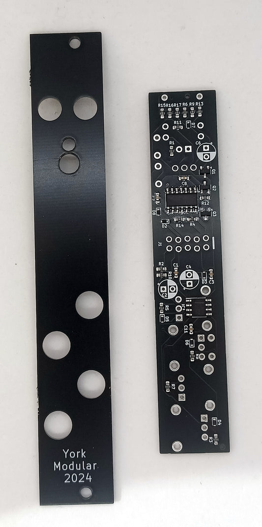 ADSR exponential envelope generator with range switch (4HP - partial build)