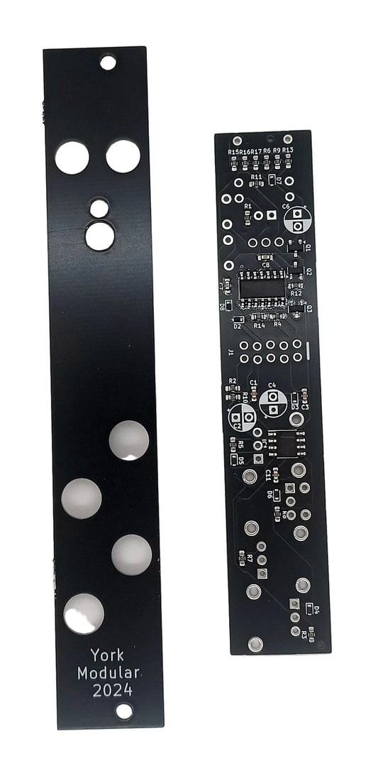 ADSR exponential envelope generator with range switch (4HP - partial build)