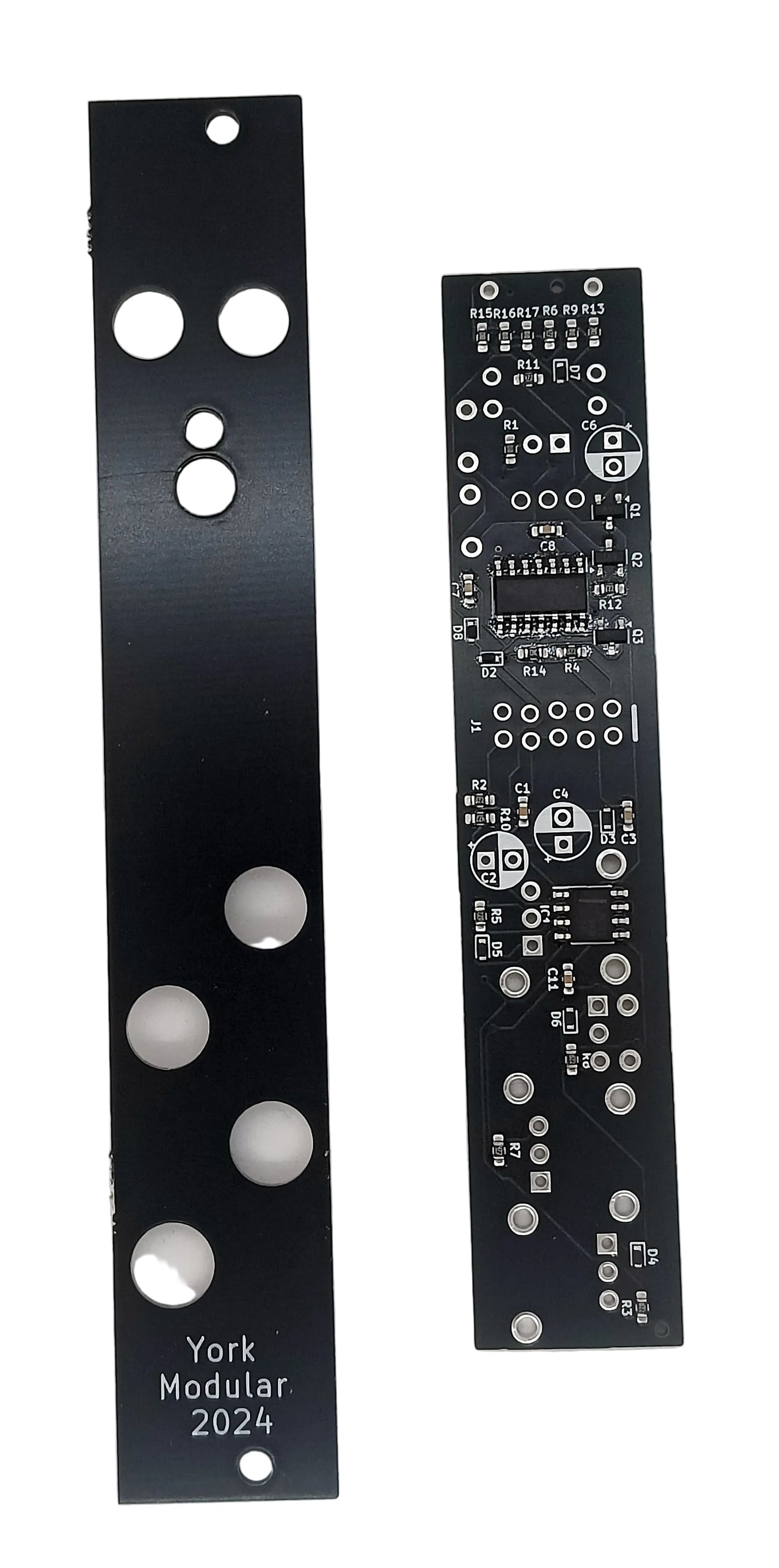 ADSR exponential envelope generator with range switch (4HP - partial build)
