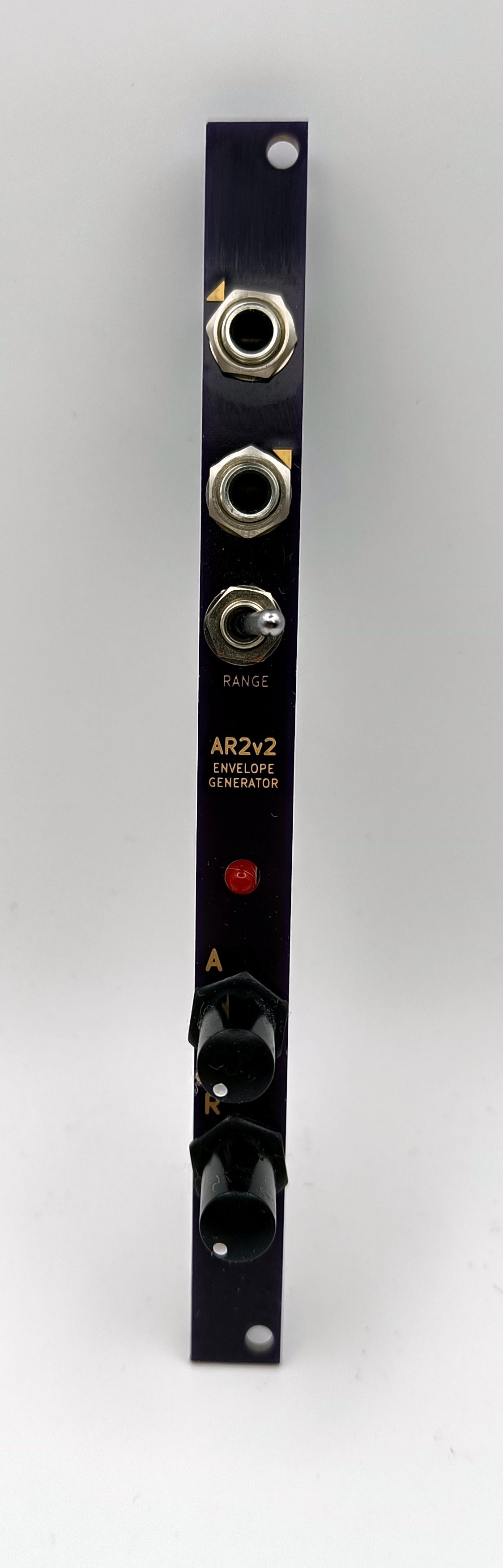 AR2v2: single-channel AR envelope generator with range switch (2HP)
