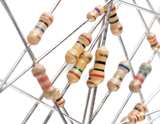 1/4W through-hole 5% resistors (various values)