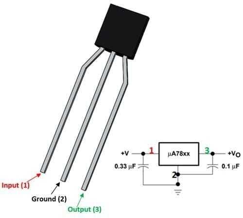 78L08 voltage regulator (TO-92)