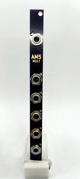 AM5: 5-way buffered multiple module (2HP)