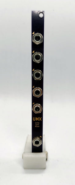 UMX: 5-channel unity-gain/summing mixer (2HP)