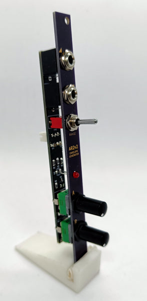 AR2v2: Attack/release envelope generator/slew limiter with range switch (2HP)