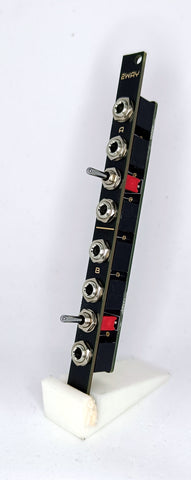2WAY: Dual channel manual switch module for Eurorack (2HP)