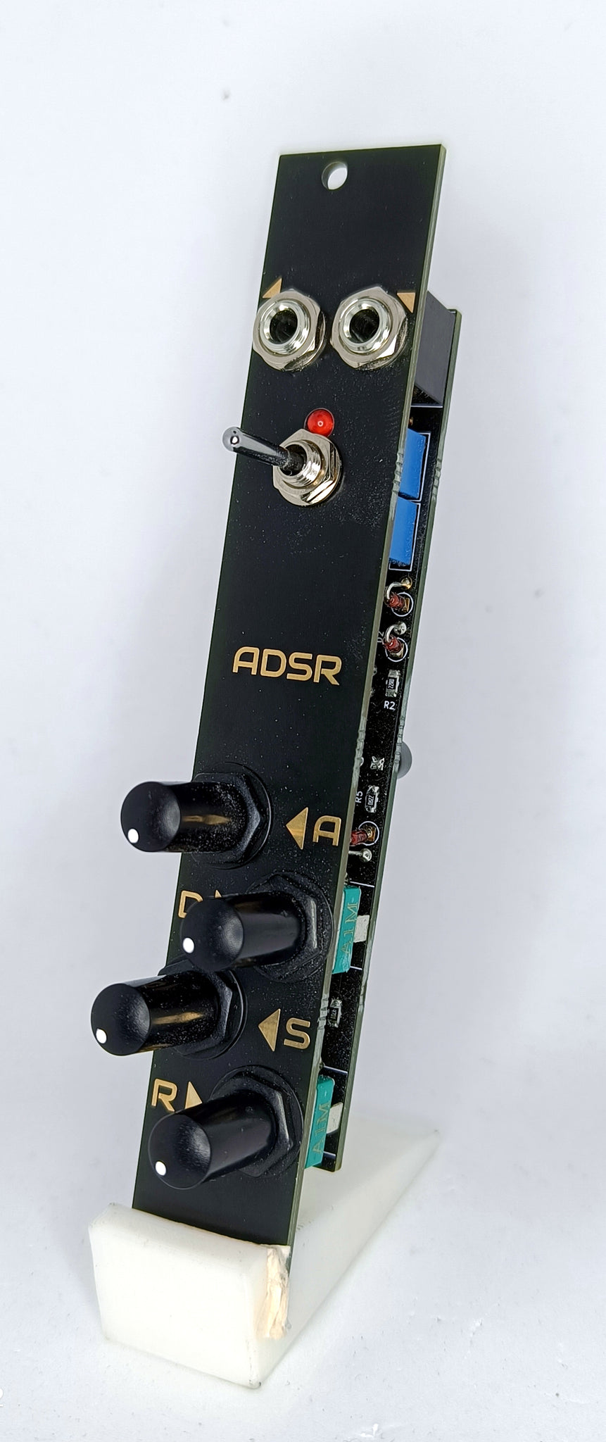 ADSR exponential envelope generator with range switch (4HP)