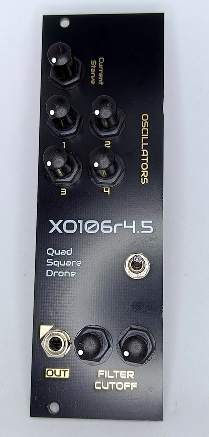 XO106r4.5 - quad oscillator drone with current starve (8HP)