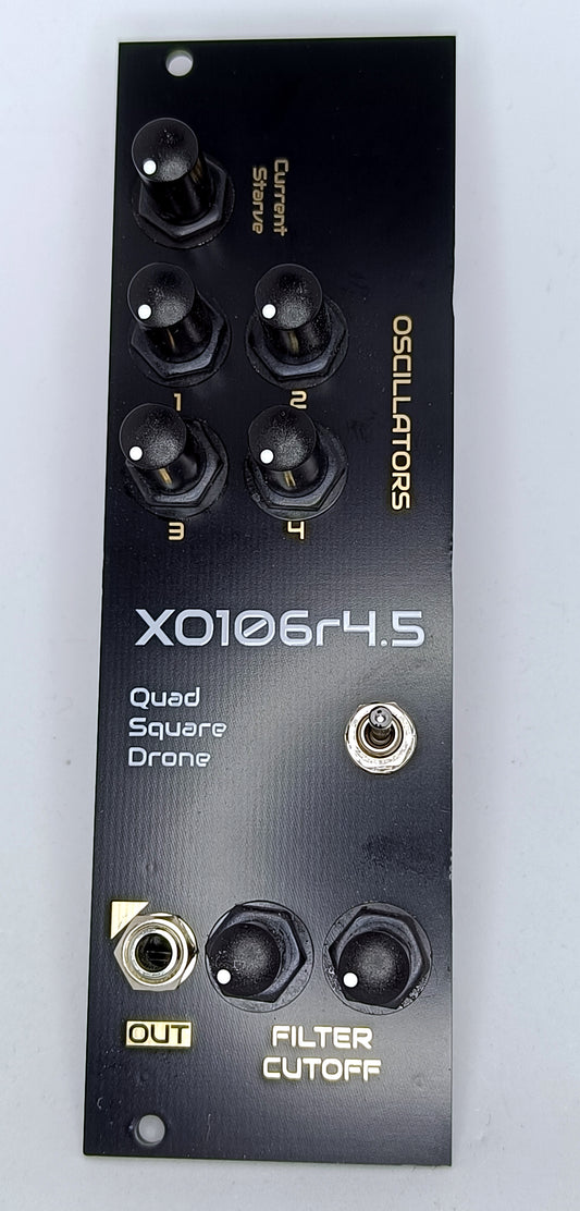 XO106r4.5 - quad oscillator drone with current starve (8HP)