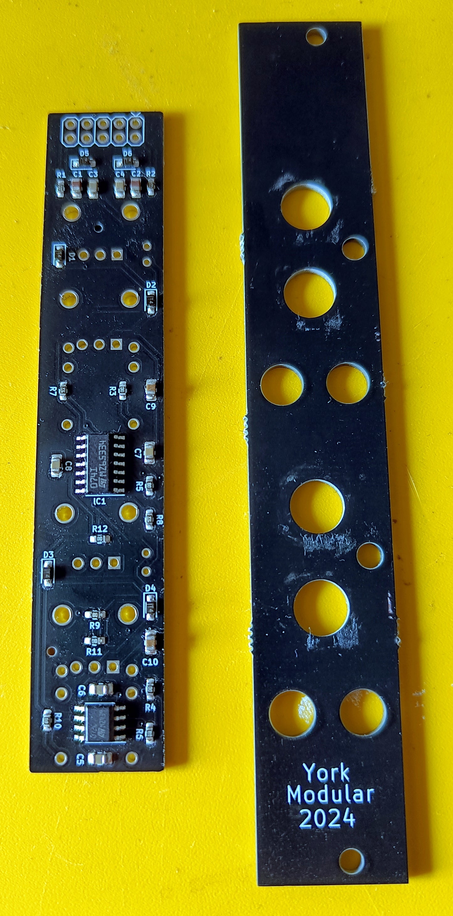 DV3: Dual AD/AR envelope generator/slew limiter (4HP PCB/panel)