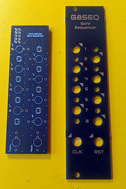 G8SEQ: 8-step gate sequencer with reset (6HP - partial build)
