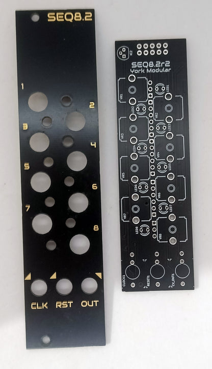 SEQ8.2: 8-step CV sequencer with reset  (6HP PCB/panel)