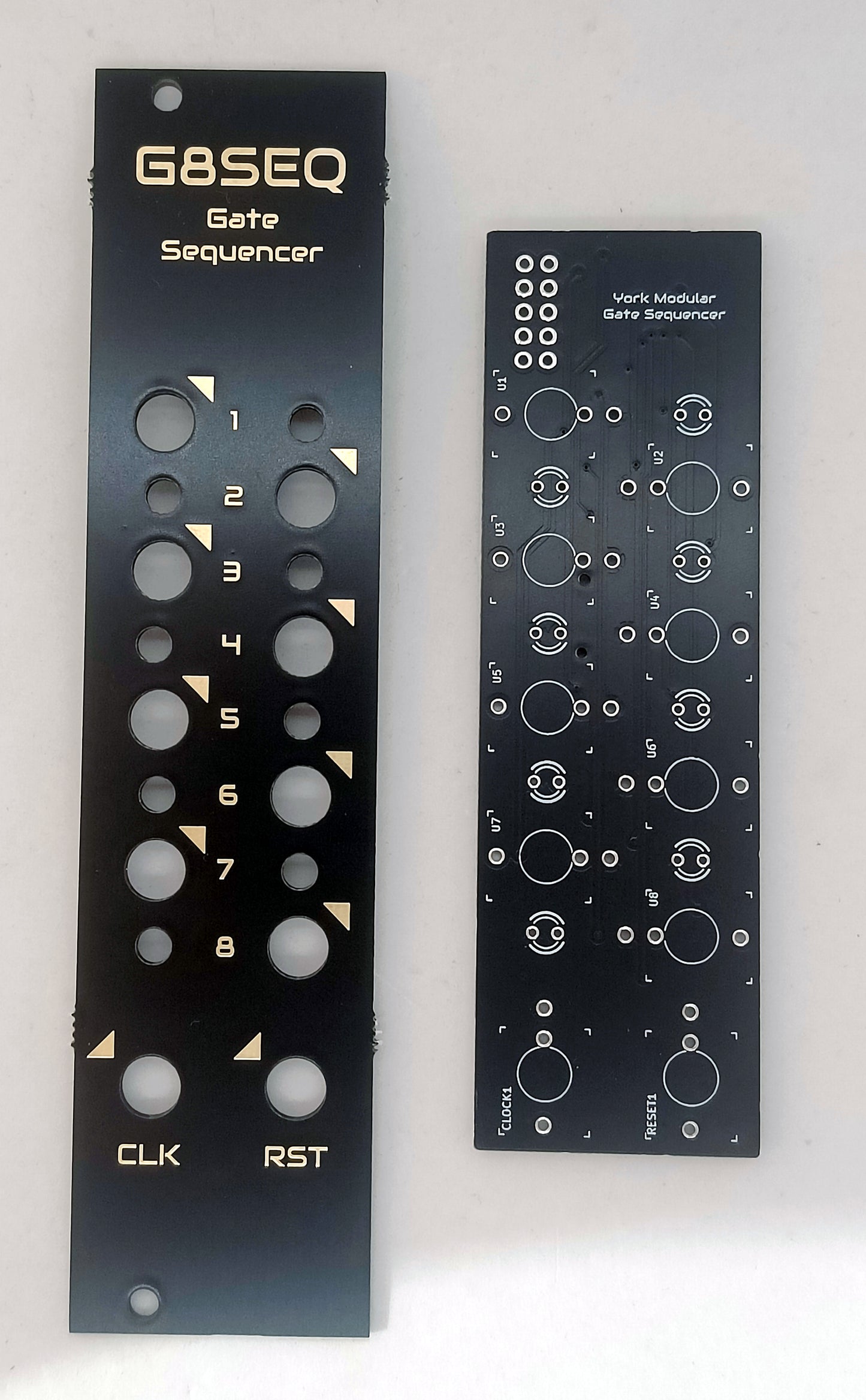 G8SEQ: 8-step gate sequencer with reset (6HP - partial build)