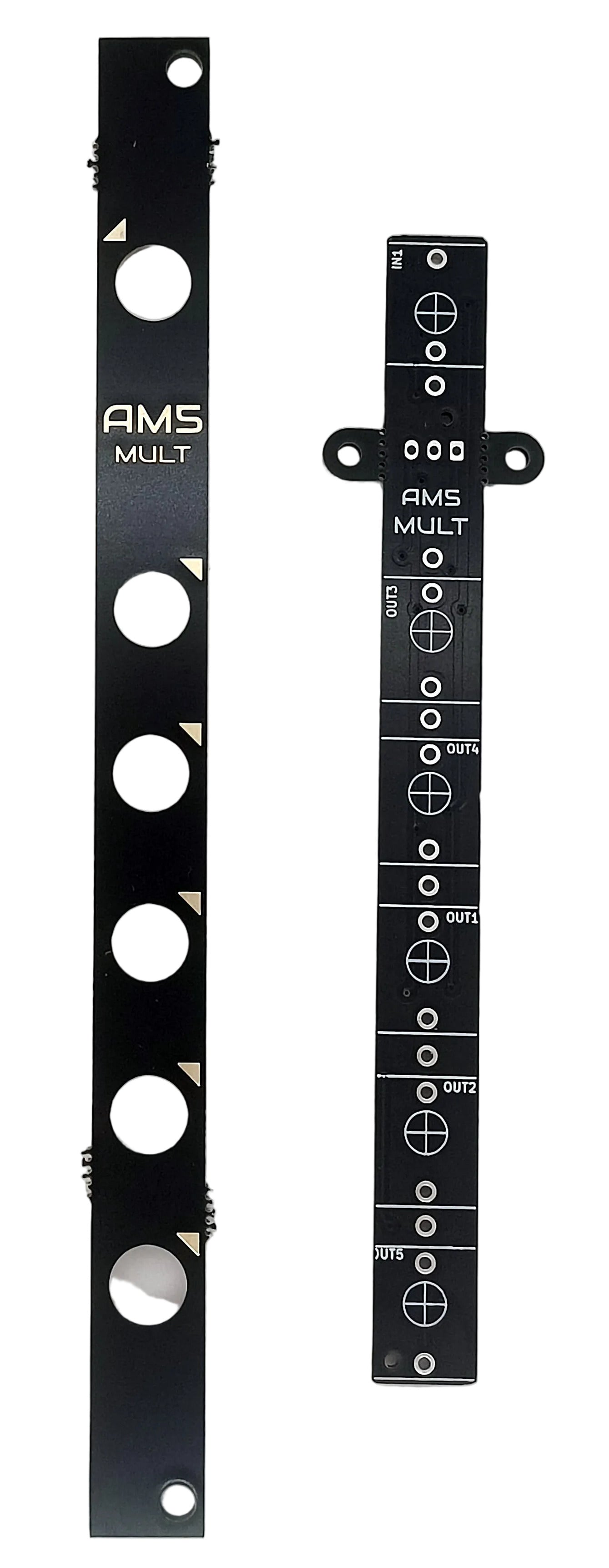 AM5: 5-way buffered multiple module (2HP - partial build) – York Modular