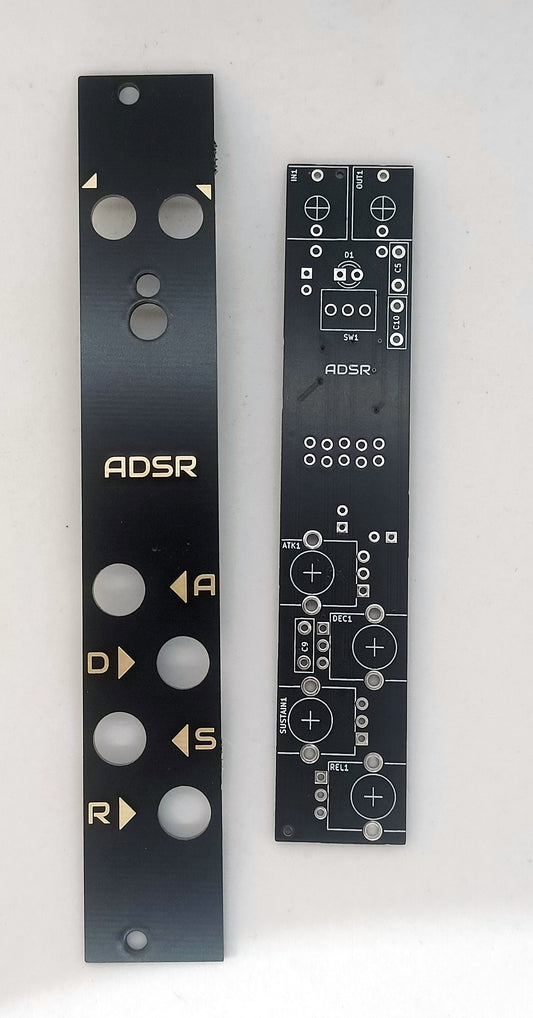 ADSR exponential envelope generator with range switch (4HP - partial build)
