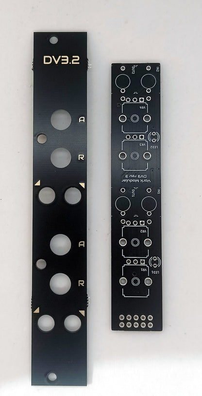 DV3: Dual AD/AR envelope generator/slew limiter (4HP - partial build)
