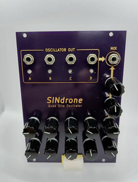 SinDRONE- quad sinewave oscillator (18HP)