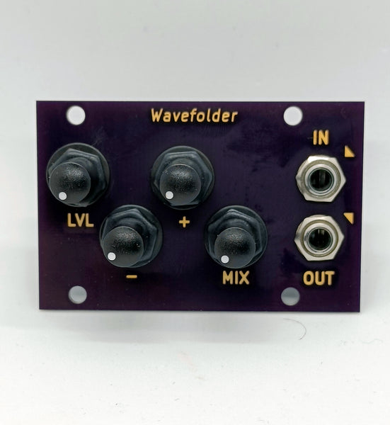 1U Lockhart wavefolder (12HP - Intellijel and PulpLogic format)